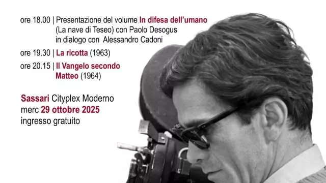 Locandina Pasolini 50 Anni Dopo A Sassari si ricorda Pasolini, ma c'è polemica: