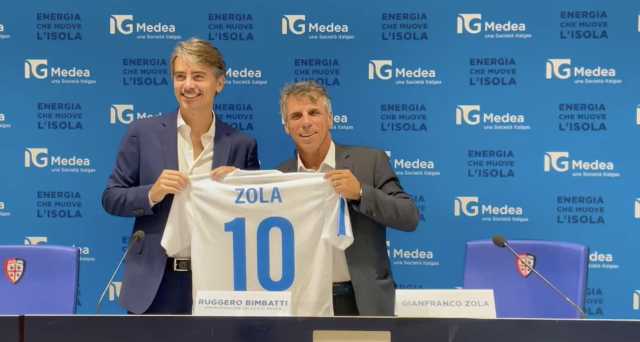Gianfranco Zola testimonial della campagna Medea sul gas naturale: “Dà beneficio ai sardi” 