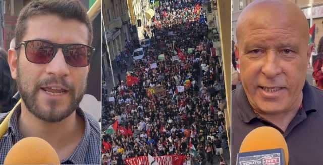 Un fiume umano di oltre 15mila manifestanti a Cagliari: le voci dal corteo contro il genocidio