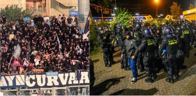 Champions, fermati 180 tifosi del Napoli in Olanda: 