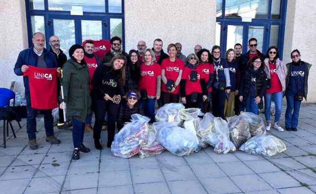 Monserrato, studenti e personale raccolgono 137 chili di rifiuti alla cittadella universitaria 