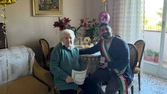 Maria Vittoria Putzolu Marco Benucci Cagliari festeggia una nuova centenaria, Maria Vittoria Putzolu:
