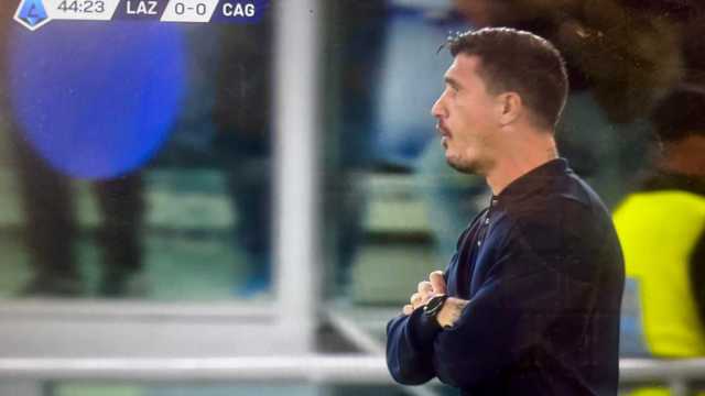 PISACANE LAZIO CAG Il Cagliari sconfitto all'Olimpico: la Lazio vince due a zero