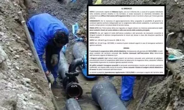 Abbanoa Condotta Guasto Quartue2 Guasto alla condotta, il centro di Quartu senz'acqua: lezioni sospese nelle scuole, c'è l'ordinanza