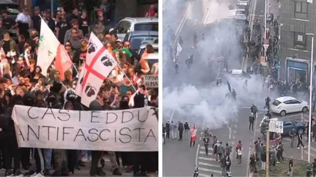 Cagliari, polemiche dopo gli scontri per i cortei di sabato: 