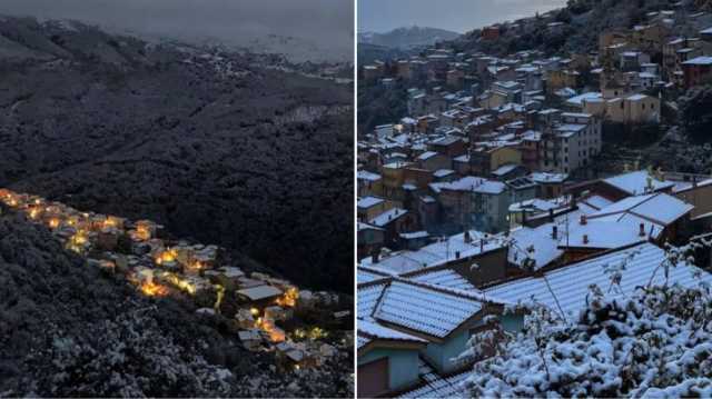 Il risveglio bianco nel cuore dell'Isola: scuole chiuse da Fonni ad Atzara, allerta neve prorogata