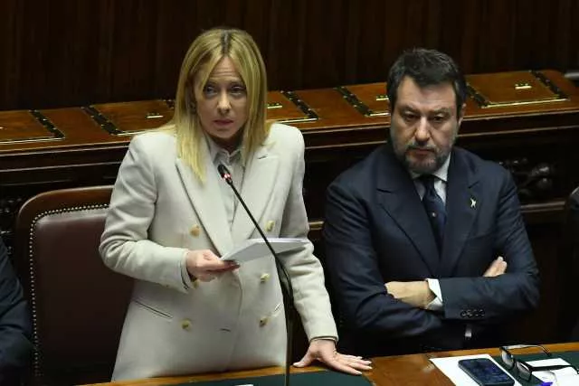 La premier Meloni: 