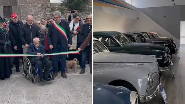 Mandas, inaugurato il museo d’auto d’epoca: “Un viaggio nella storia dei motori”