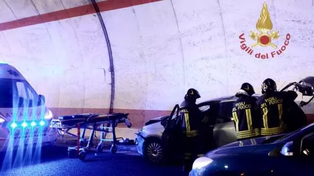 Incidente nella galleria Arcu sa Ruxi di Maracalagonis: liberata una donna incinta, ferito un bambino