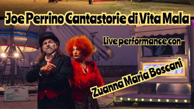 Joe Perrino cantastorie di malavita torna a Quartu con Zuanna Maria Boscani