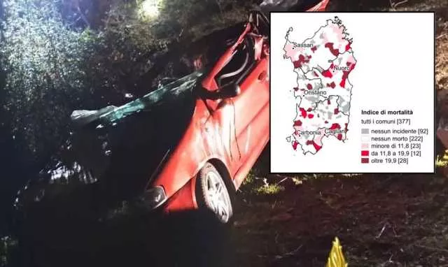 Mortali Incidenti Sardegna 24 Istat