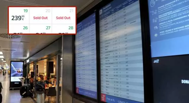 Sold Out Voli Il salasso natalizio sui voli per l'Isola: Milano-Cagliari già sold out nel weekend pre-feste