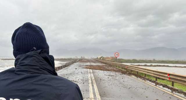 Strade allagate e devastate, crolli e detriti: Todde sente il ministro Salvini