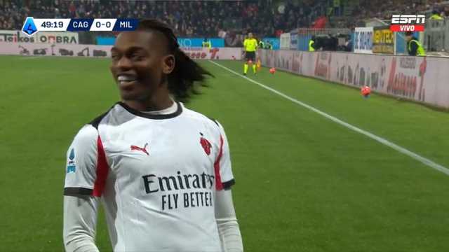 Leao porta il Milan alla vittoria alla Domus: finisce 0 a uno contro il Cagliari