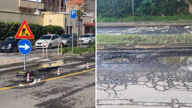 A Monserrato ripartono i lavori in via Cabras, ma i cittadini polemizzano: 