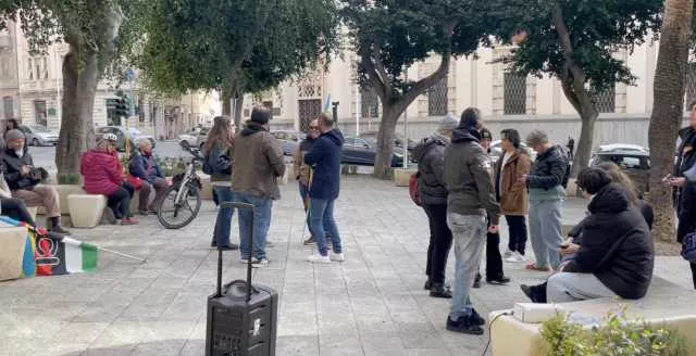 A Cagliari il sit-in per la liberazione dell’attivista arrestata in Ungheria (Video)