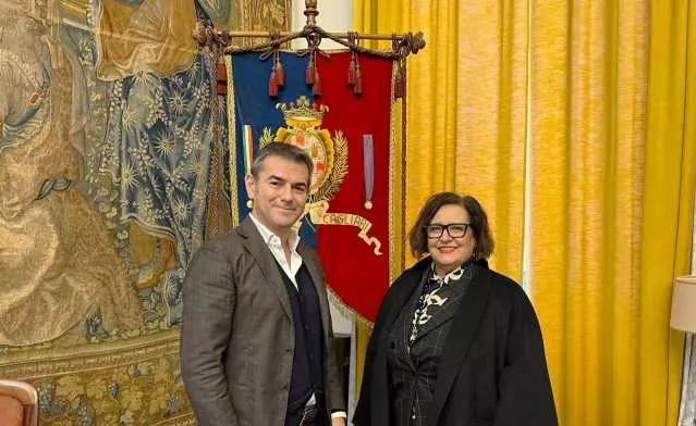 Il Sindaco Zedda E La Prefetta Dess