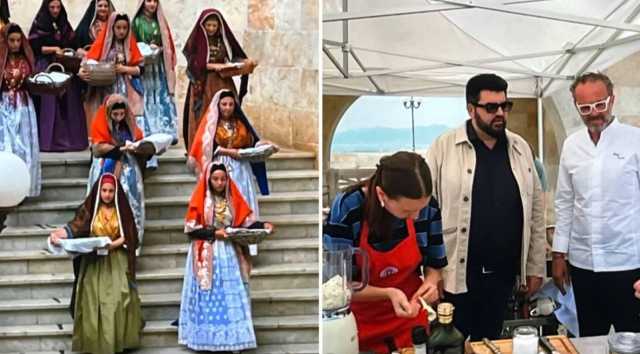 Cagliari, il Bastione e sa ramadura protagonisti con Masterchef: carasau e fregula cucinati per gli chef sardi