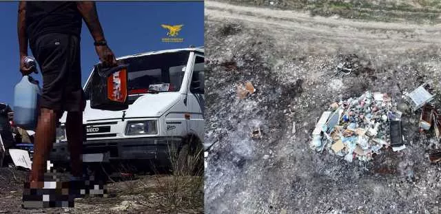 Selargius, ritirano (e poi bruciano) rifiuti “porta a porta” in cambio di soldi: denunciati due bosniaci