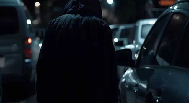 Uomo Di Spalle Cappuccio Immagine Ia