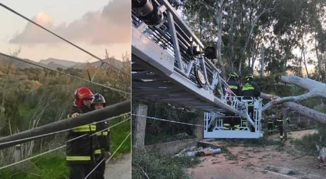 Vento e maltempo nel cagliaritano: bonofiche in corso, ma c'è tanto da fare