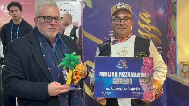 È sardo il miglior pizzaiolo di Sanremo, il premio a Giuseppe Lapolla