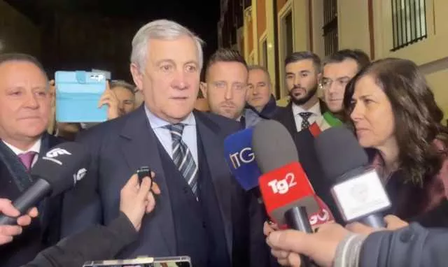 Tajani a Cagliari: 