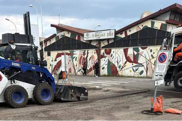 Cagliari  Riqualificazione Area Mercatile Is Bingias D0