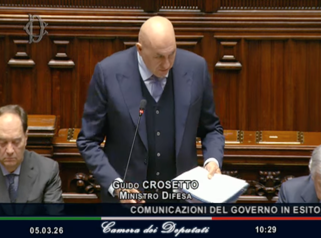 Guerra in Iran, Crosetto innalza al massimo il livello di protezione difesa: 