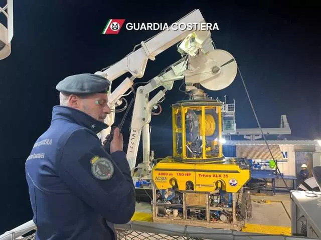 Naufragio in Ogliastra, individuato il peschereccio a circa 100 metri di profondità 