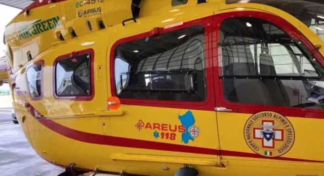 Elisoccorso Youytg Sardara, violento scontro fra due auto: tre feriti, uno soccorso con l'elicottero