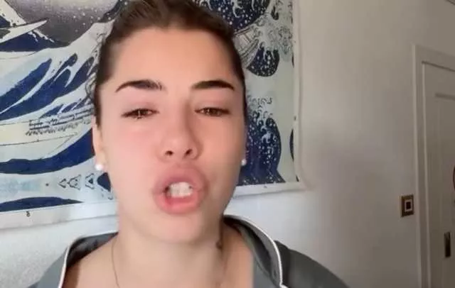 Chiara Balistreri in lacrime: 