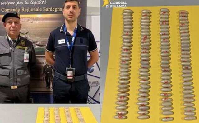 Sbarca all'aeroporto di Cagliari con 116 ovuli di eroina purissima nell'intestino: nigeriano in carcere