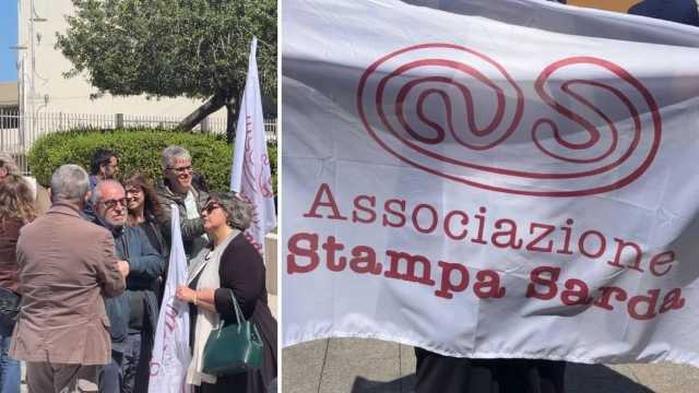 Giornalisti in sciopero, la protesta anche a Cagliari: 