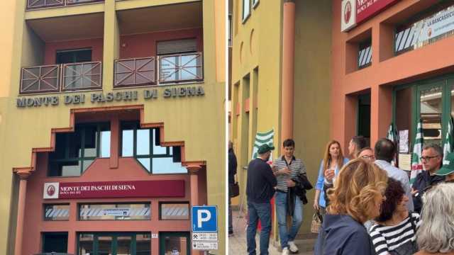 Monte Dei Paschi Monte dei Paschi, dipendenti in sciopero a Cagliari: