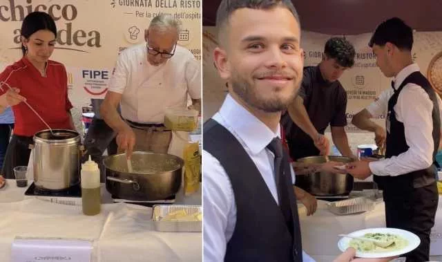 Più di 100 persone in piazza San Sepolcro: studenti protagonisti alla giornata della ristorazione a Cagliari