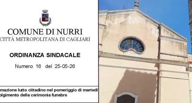 Bimbo travolto dal trattore, oggi i funerali del piccolo Lorenzo: a Nurri è lutto cittadino