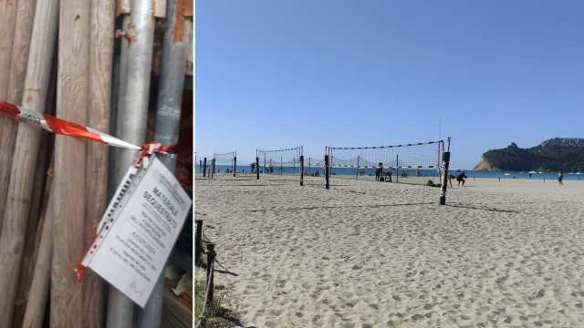 Cagliari, campi da beach volley abusivi al Poetto: restituiti 1000 metri quadri di spiaggia libera