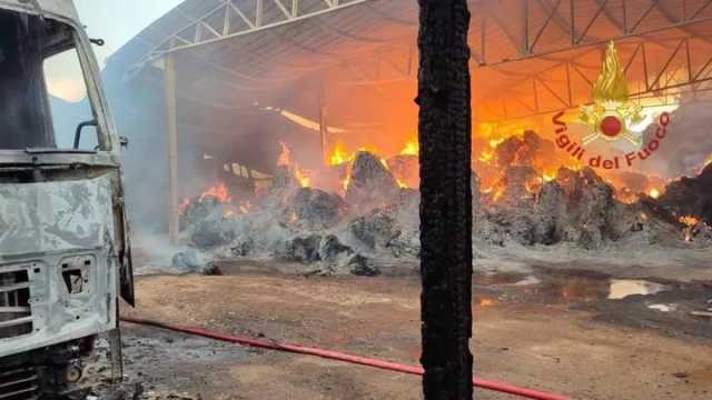 Azienda distrutta dopo l'incendio, a Gonnosfanadiga gara di solidarietà: 