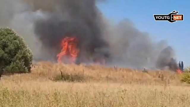 Vasto incendio nelle campagne tra San Sperate e Decimomannu (VIDEO)