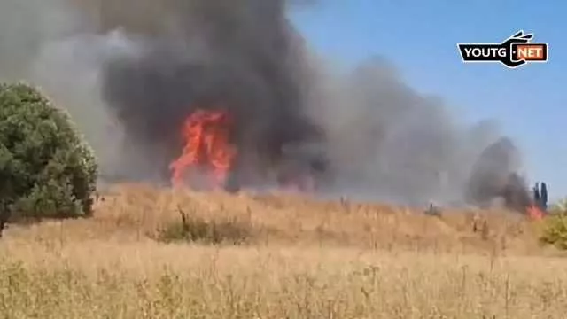 Vasto incendio nelle campagne tra San Sperate e Decimomannu (VIDEO)