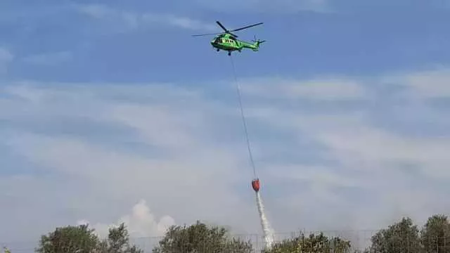 Incendi in Sardegna, fiamme da Monti a Carbonia: mezzi aerei e tante squadre a terra
