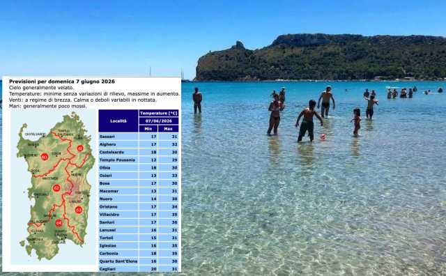 Il maltempo lascia la Penisola e inizia ufficialmente l'estate: domenica previsti fino a 36 gradi in Sardegna