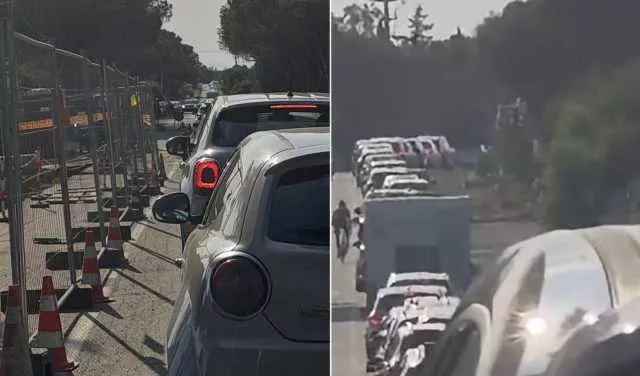 Lavori per il Tyrrhenian link, semafori mobili e traffico paralizzato: le polemiche a Quartu