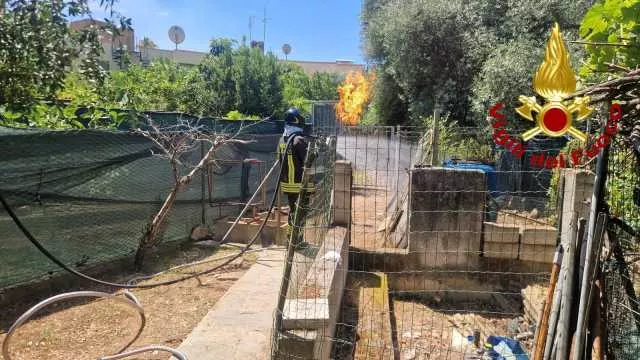 Incendio Per Fuga Gas