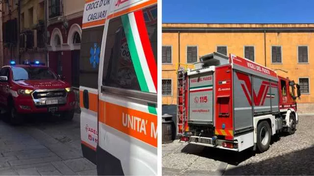 Paura a Cagliari, scoppia un incendio in casa: tre persone in salvo, evacuata una palazzina