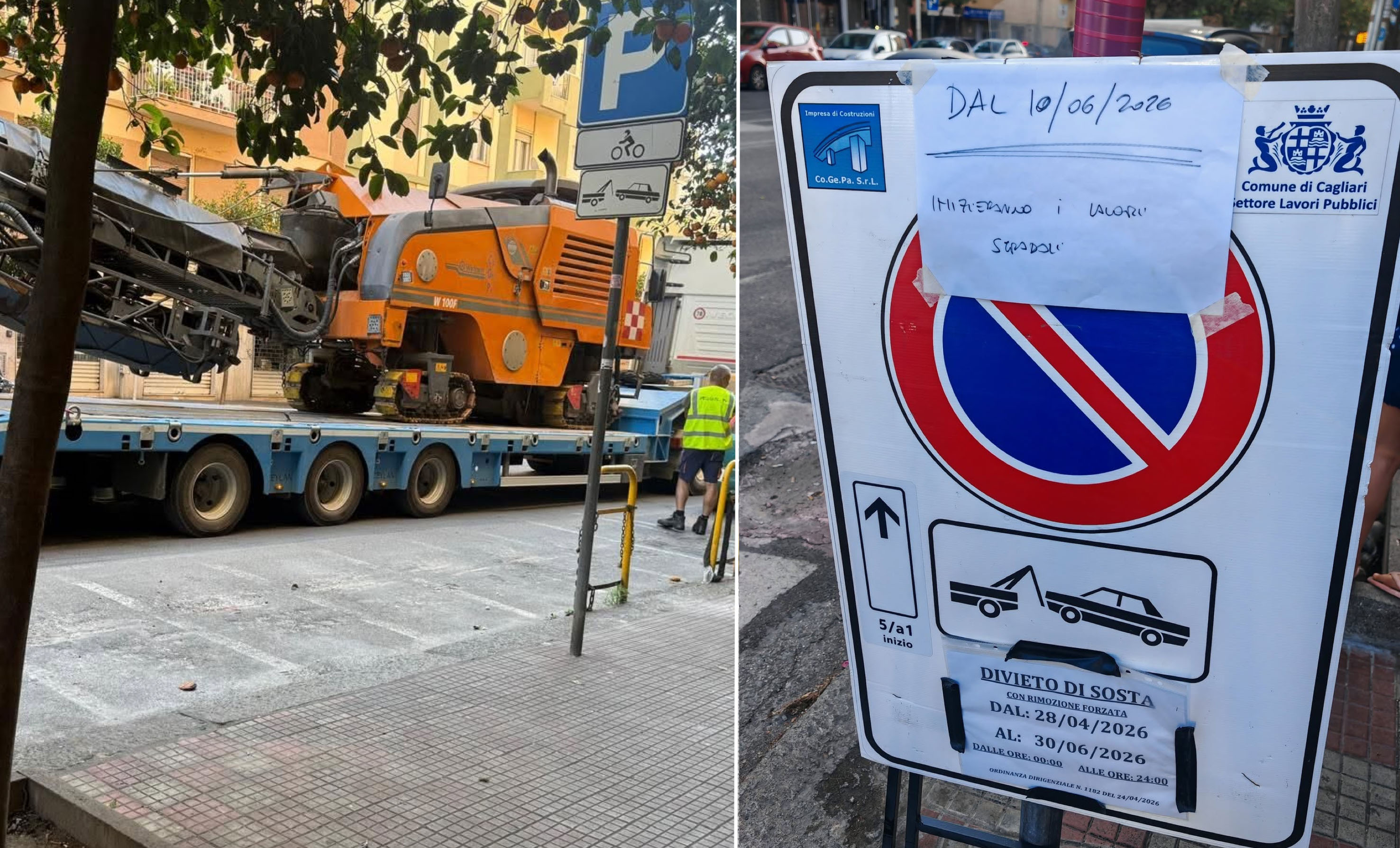 Lavori Via Pergolesi Cagliari, le proteste non fermano i lavori per la ciclabile in via Pergolesi: l'ira dell'opposizione