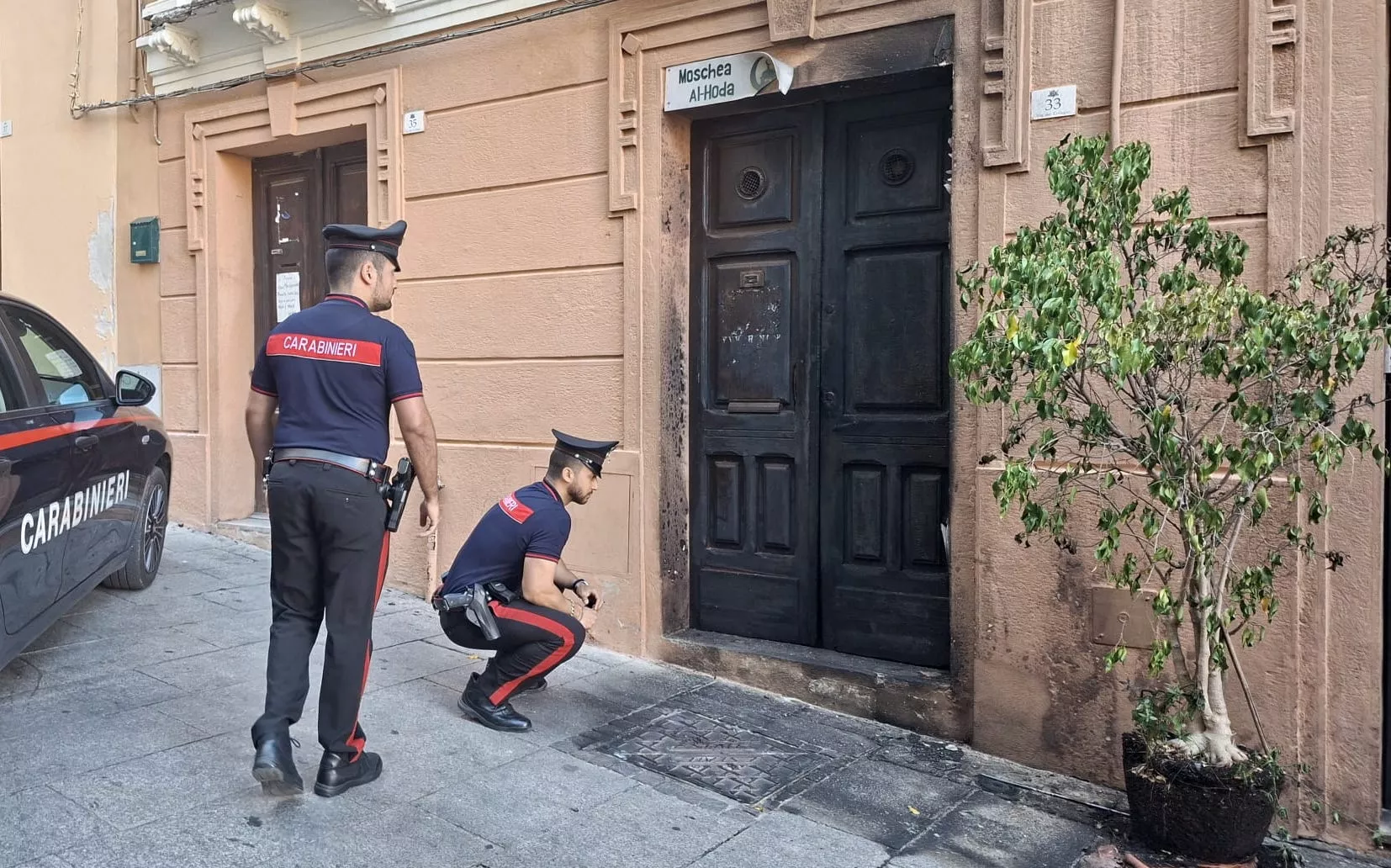 Moschea Incendio