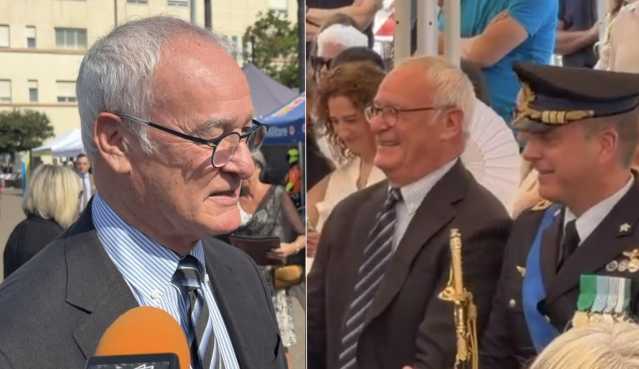 Ranieri 2 Giugno Cagliari Ranieri a Cagliari, a lui il titolo di Cavaliere di Gran Croce: