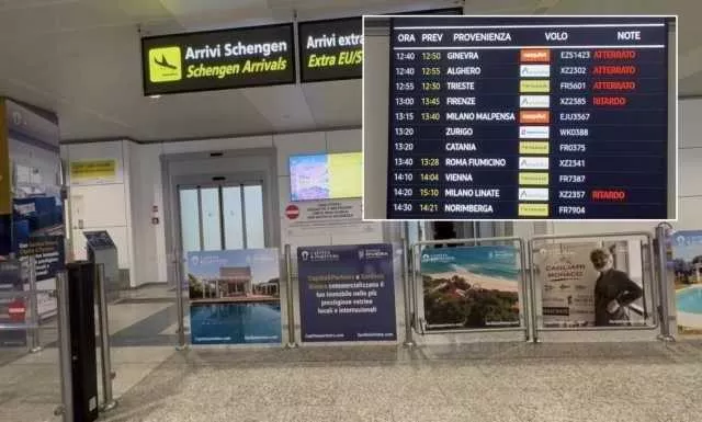 Aeroporto 2 Cagliari, atterrato il primo volo interno da Alghero: una decina i passeggeri a bordo